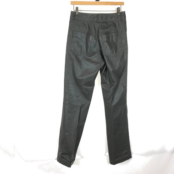Tannery Vintage Faux Leather High Waisted Pants - Picture 4 of 5